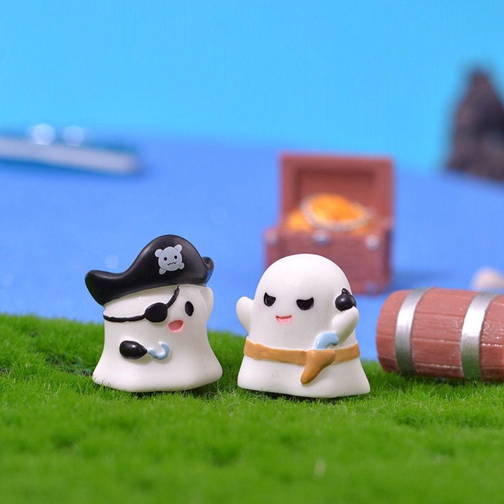 

Resin Craft Ghost Miniature Figurine Mini Halloween Keychain Pendant Ghost Toys