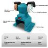 200W Home DIY Polishing Grinding Stone Knife Power Tool Cordless Portable Electric Bench Grinder Double Grinder