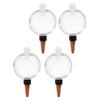 Plant Watering Bulbs 4 Pieces 500ml with Lid Insert Water Bulbs for Indoor Plants for Indoor Outdoor Home Yard Patio Porch Pots