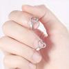 Huitan Exquisite Hollow Heart Hoop Earrings for Women Dainty Circle Earrings  Color/Gold Color Statement Jewelry