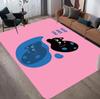 Tappeto da città rosa per decorazioni per la camera delle ragazze Gioco di campagna Tappetino da gioco per bambini Tappeto da soggiorno per asilo nido