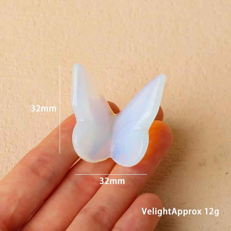 Natural Mixed Quartz Crystal Healing Stone Craft Crystal Animal Butterfly Decoration