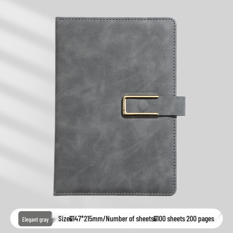 A5 Business Office Snap Button Notebook with Custom LOGO for Meetings