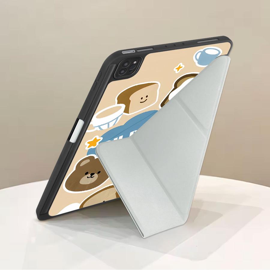 Holder Cover Tablet Case For iPad Pro 2025 Mini 6 7 Pro 11th 10th 9th 8th 7th 12.9inch Air 4 5 M3 M2 1 2 M4 11inch Cute Cartoon