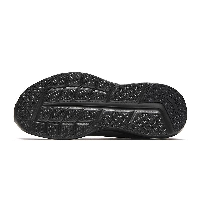 ANTA Men Lightweight Cushioning Running Shoes Grey Black 112617713-7