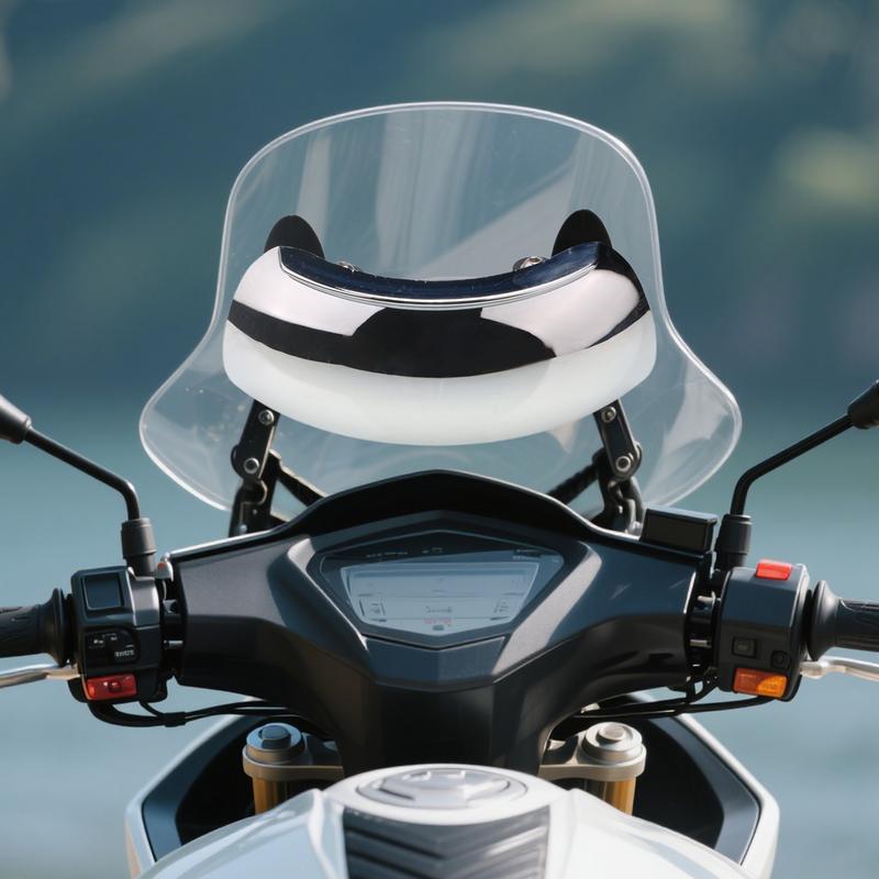 Mirrors For Motorcycles 180 Degree Wide Angle Safety Rear View Mirror Wide Angle Adjustable Wind Screen Mount Blind General For