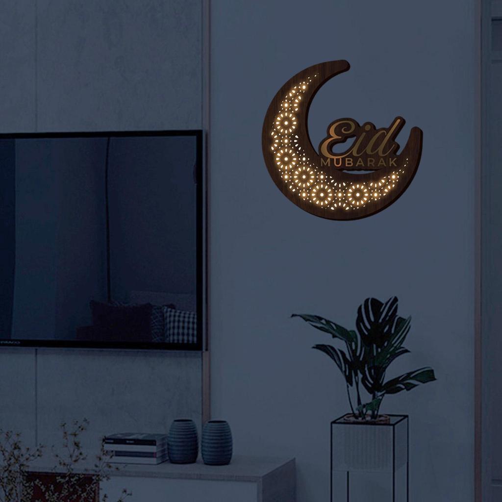 Eid Decor Night Light Crafts for Home Party Supplies Muslims Style B