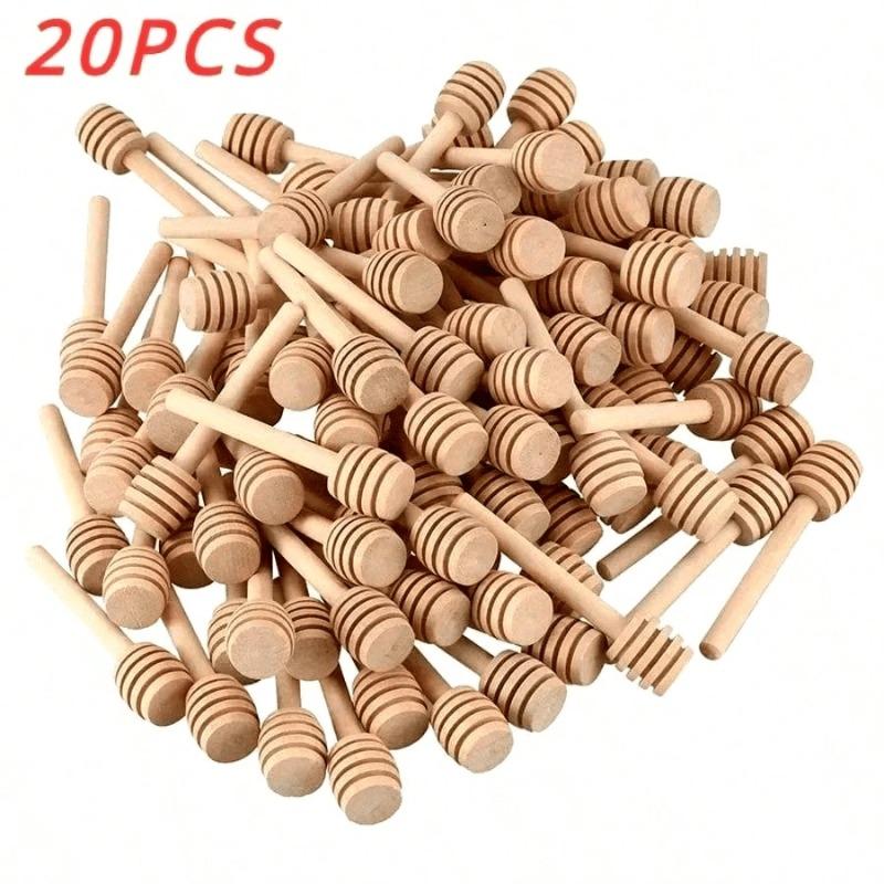 Wooden Honey Stirring Spoon, Solid Wood Honey Stick, Long Stick Honey Stirrer, Jam Mixer, Milk Coffee Milk Tea Stirring Stick, Stirring Handle