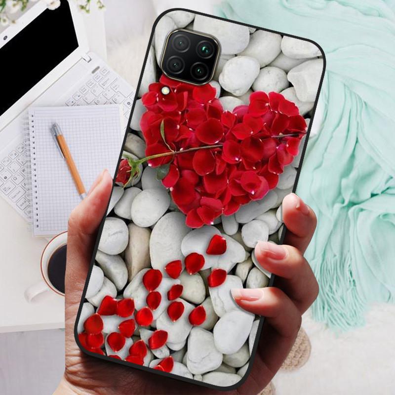 

Чехол для Huawei P40 Lite НОВЫЙ ТПУ Силиконовый Ударопрочный Чехол-кошка для Huawei P40 Lite Funda на P40Lite Цветочный Рисунок Мягкий Huawei P40 Lite