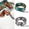 Leopards Print Tie Dye Shoe Laces for Canvas Shoe Strong Polyester Materials for Everyday Reliability