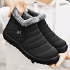 35-47 Size Winter Couple Snow Boot Non-slip Cotton Boots New Lightweight Men's Boots Waterproof Warm Snow Boots for Men Botas
