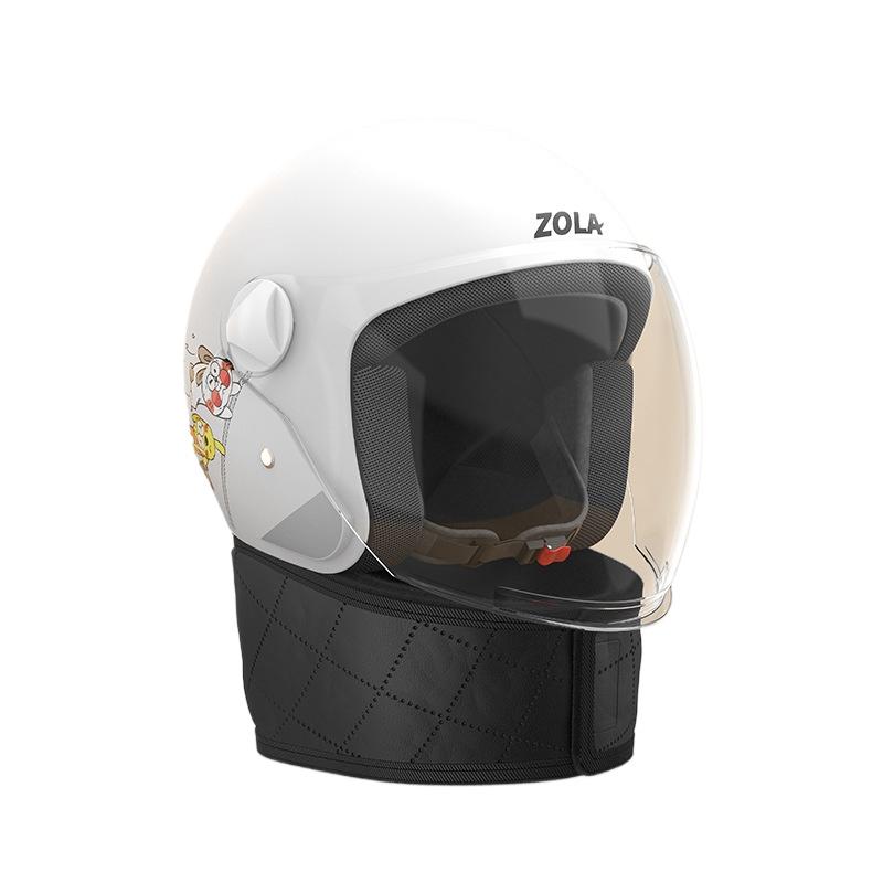 Winter Helmet Belt Scarf Electric Car Helmet Men and Women Universal Cat Ear Helmet Hard Hat