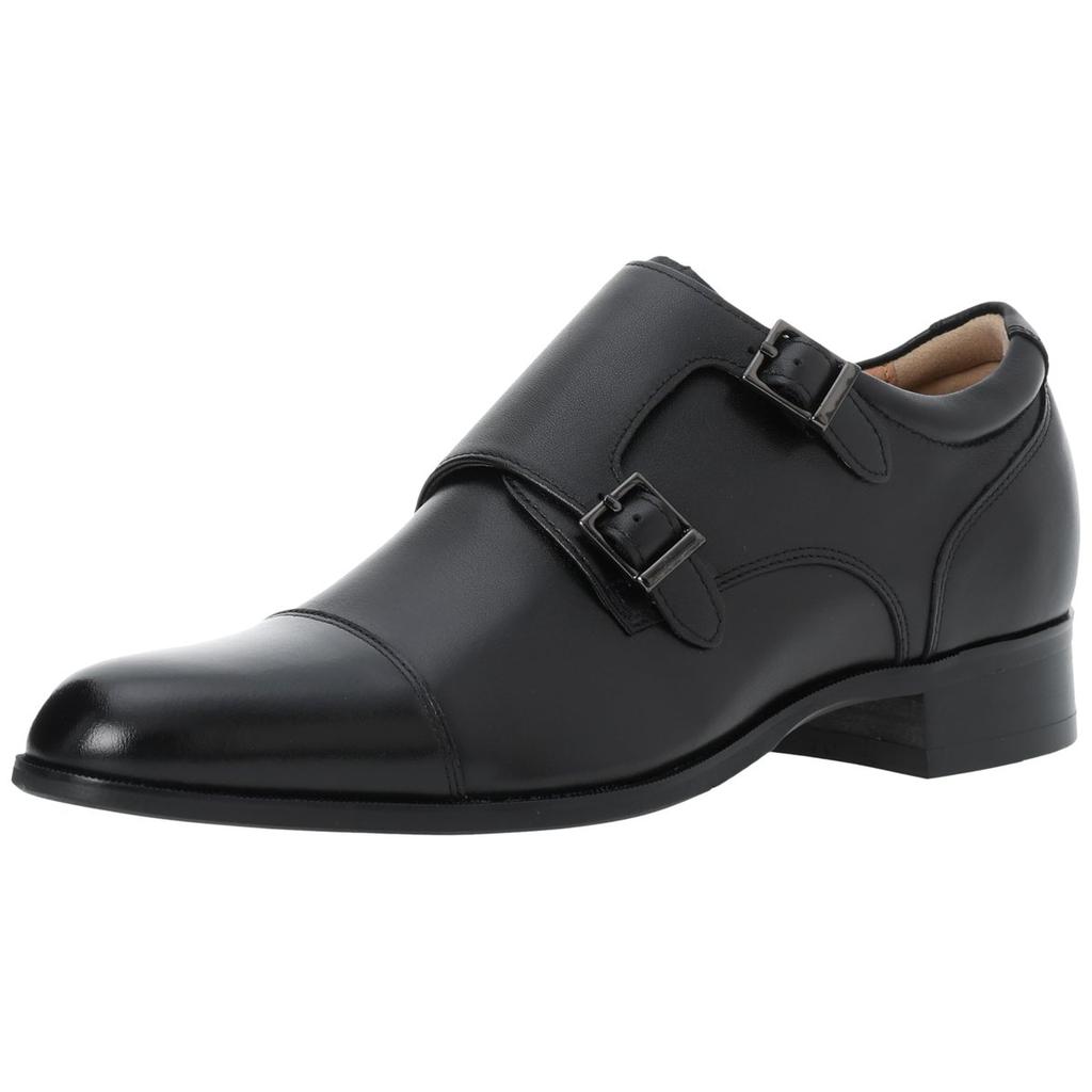 BEE CLASSIC Men's Double Monk Strap Dress Shoes CB8503 with 5cm Height Increase Insole