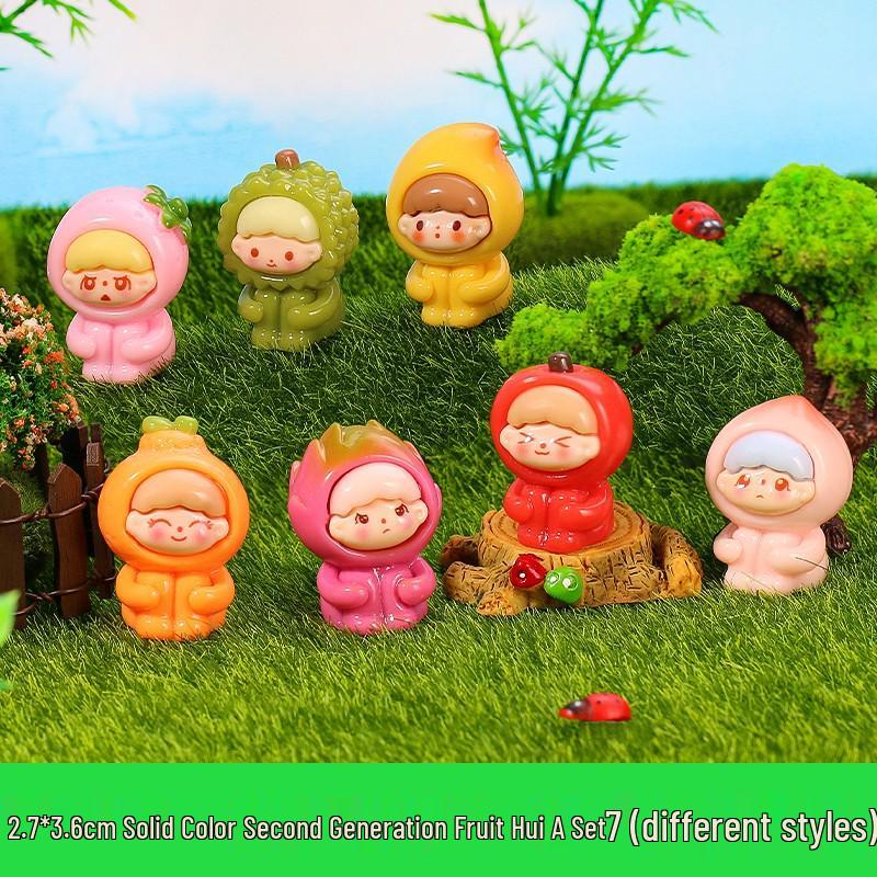 In Stock Hot-Selling Panda Doll Resin Craft Ornament for Micro Landscape Decor