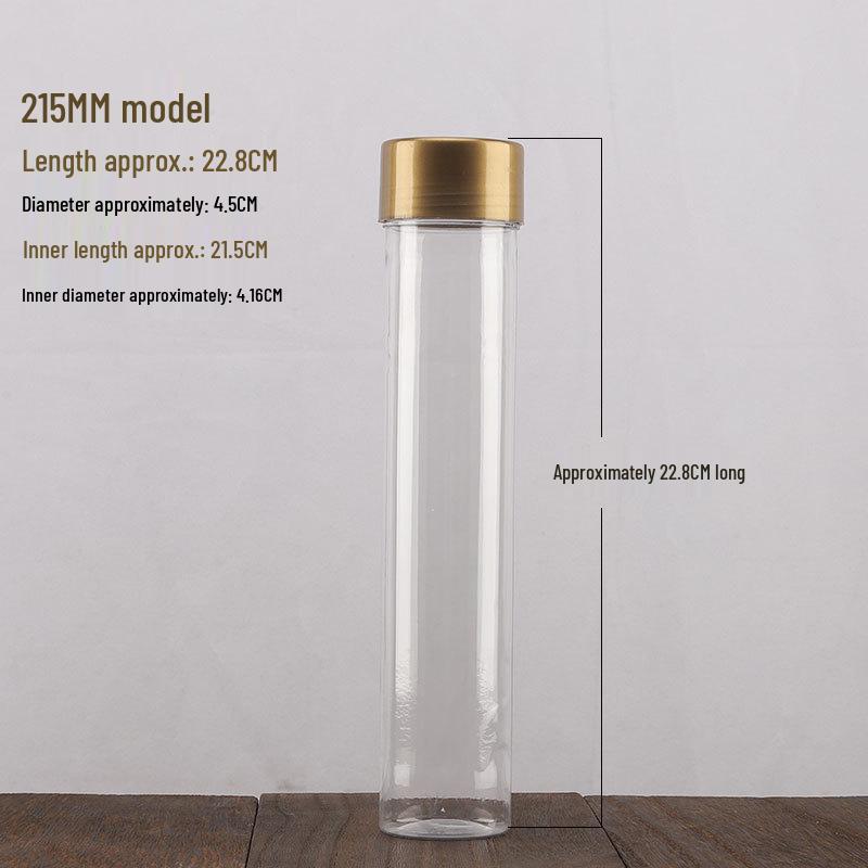 Acrylic Agarwood Incense Holder: Transparent Tube with Large Capacity for Storage