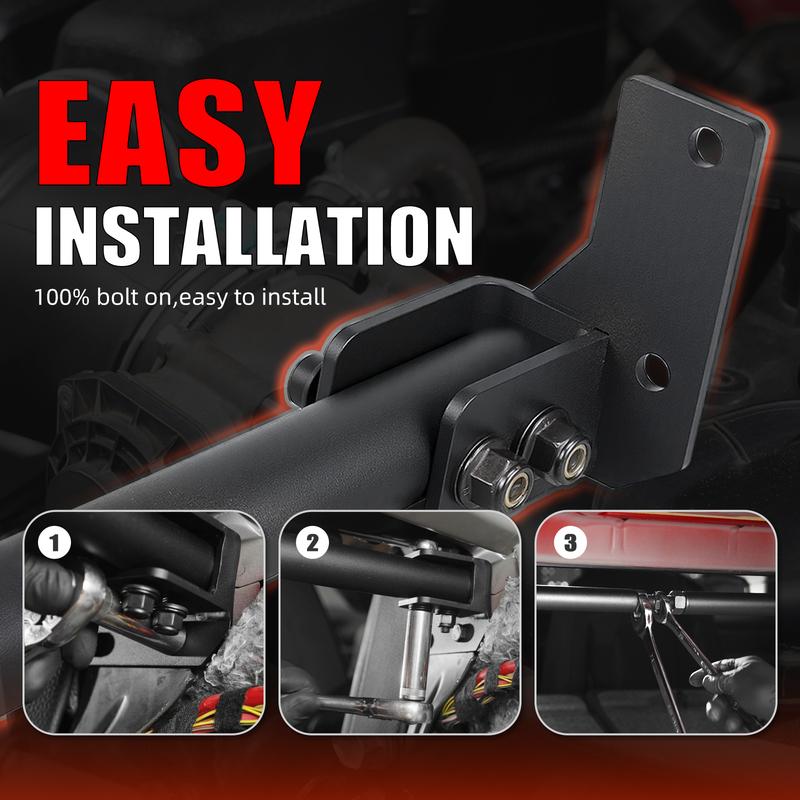 BEVINSEE Steel Adjustable Rear Upper Strut Brace for BMW 3 Series E92 335i 330i 325i 328i 323i 2005-2013