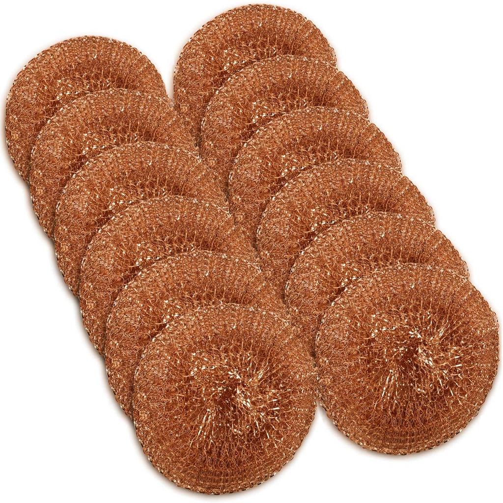 Dishwashing Desoldering Soldering Kitchen Copper Coated Cleaning Ball Scourers Cleaner Scrubber Pad