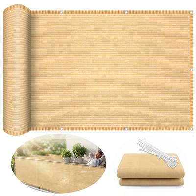 Garden Privacy Screens, Heavy-Duty HDPE Privacy Fence Screens, Fence Kit, UV-Resistant, Suitable for Patios, Pools, and Construction Sites