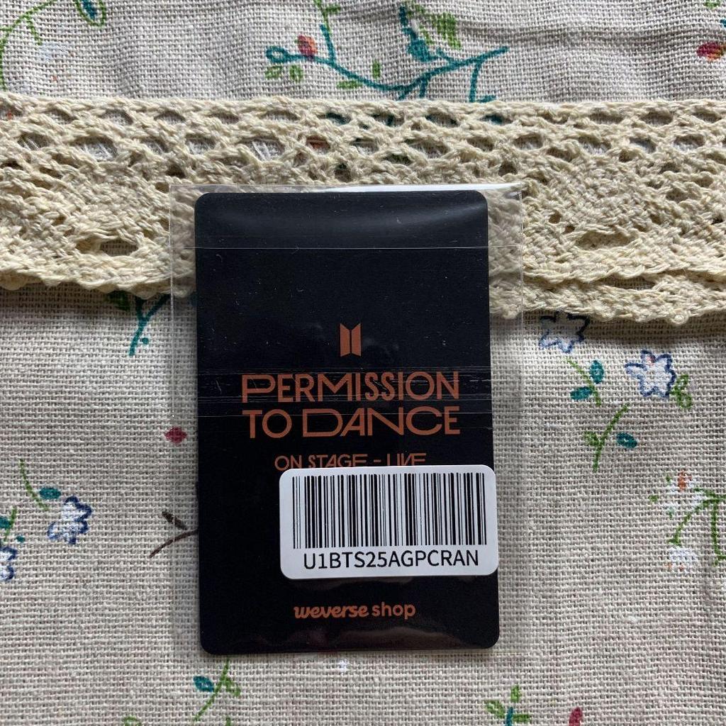 [USED] BTS Yoongi P.t.d STAGE-SEOUL GLOBAL Purchase Trading Card