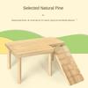 DIY Stairs Toy Jumping Board Hamster Pet Climbing Toy New Wooden Ladder Platform  for Small Pets