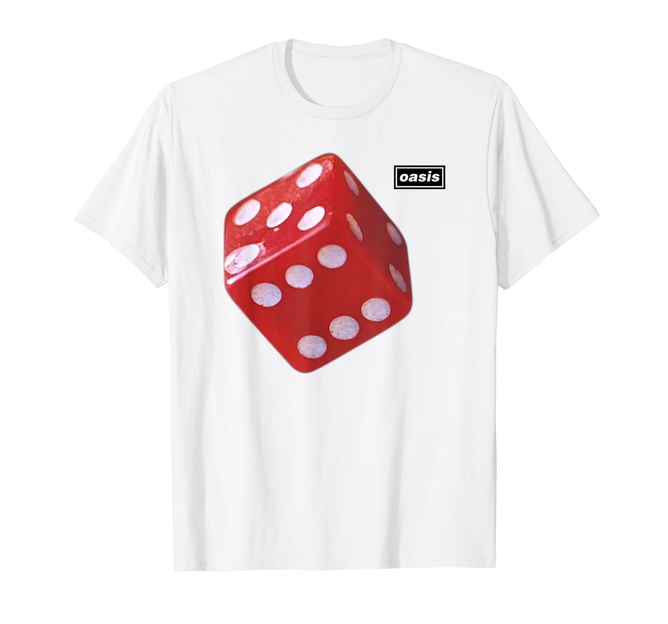 

Oasis – Amazon Exclusive Be Here Now 97 Dice White T-Shirt