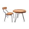 1/12 Scale Miniature Coffee Table Chair Set Scene Decoration Furniture Doll House Accessories Leisure Setting Props