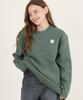 THE-ABON Washable Hacci Round Knit Sky Blue