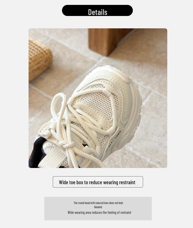 2026 Spring Kids' Breathable Sports Shoes - Versatile Casual Sneakers for Girls and Boys