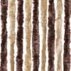VidaXL Insektenschutz-Vorhang Beige und Hellbraun 90x200 cm Chenille