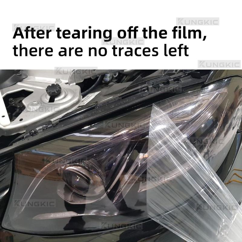 TPU For Beijing BJ30 BAIC BJ30 2024 2025 Car Headlight Film TPU Pre-cut Anti-scratch Clear Smoked Sticker Accessories.
