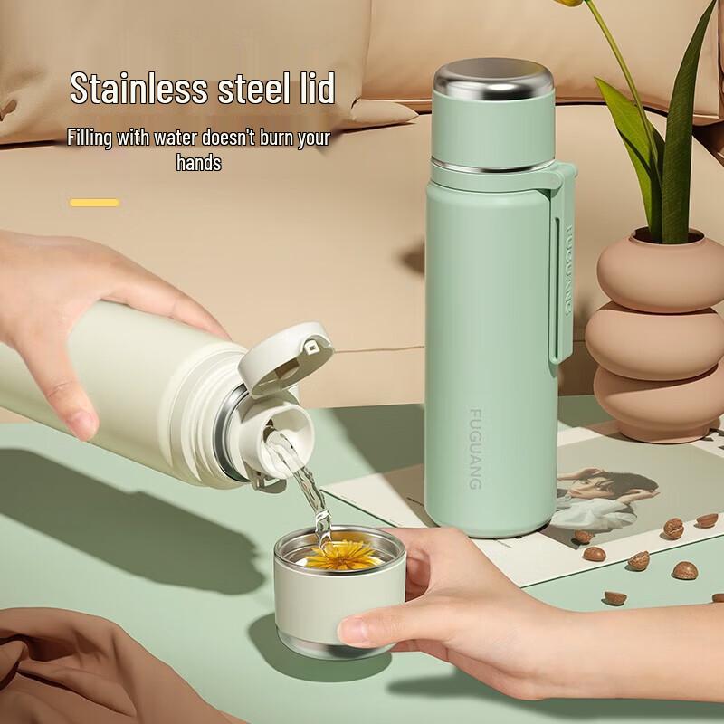 FUGUANG Zhuoxuan 316L Stainless Steel Dual-Use Insulated Water Bottle