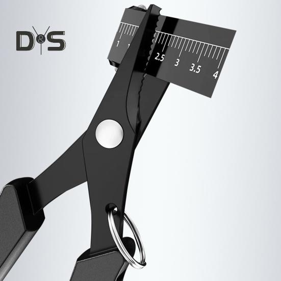 Fishing Scissor with Anti-lost Hand Rope Sharp Serrated Blade Compact Design Portable Multi-functional Metal Scissor