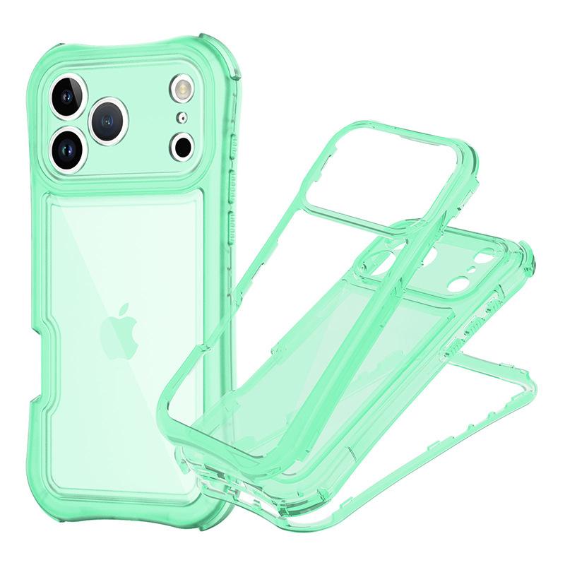 

New for Apple for IPhone17promax Waist Beauty Air Cushion Three-in-one Fine Hole All-inclusive Mobile Phone Case Camera For iPhone 17 Pro Max