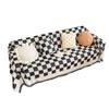 Ins Retro Checkerboard Chenille Living Room Full Cover Sofa Cover Sofa Towel Cover Cloth Sofa Cover