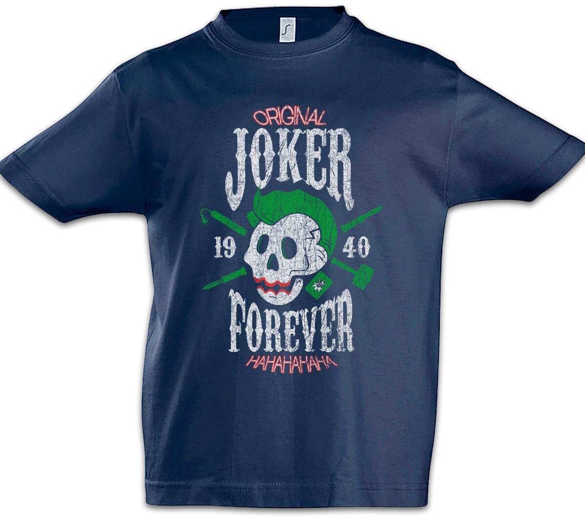Joker Forever Kids Boys T-Shirt Hyrule Fun Games Gamer Batman Gotham Skull- 100