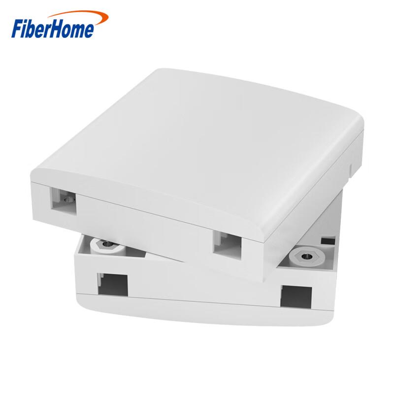 

FiberHome Dual-Port Fiber Optic Wall Plate