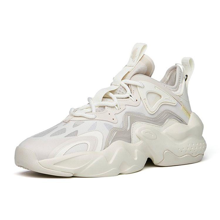Anta Hou Lang Men Retro Casual Sneakers Black White 112228080-7