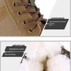 Cowhide Wool-Lined Winter Anti-Slip Snow Boots