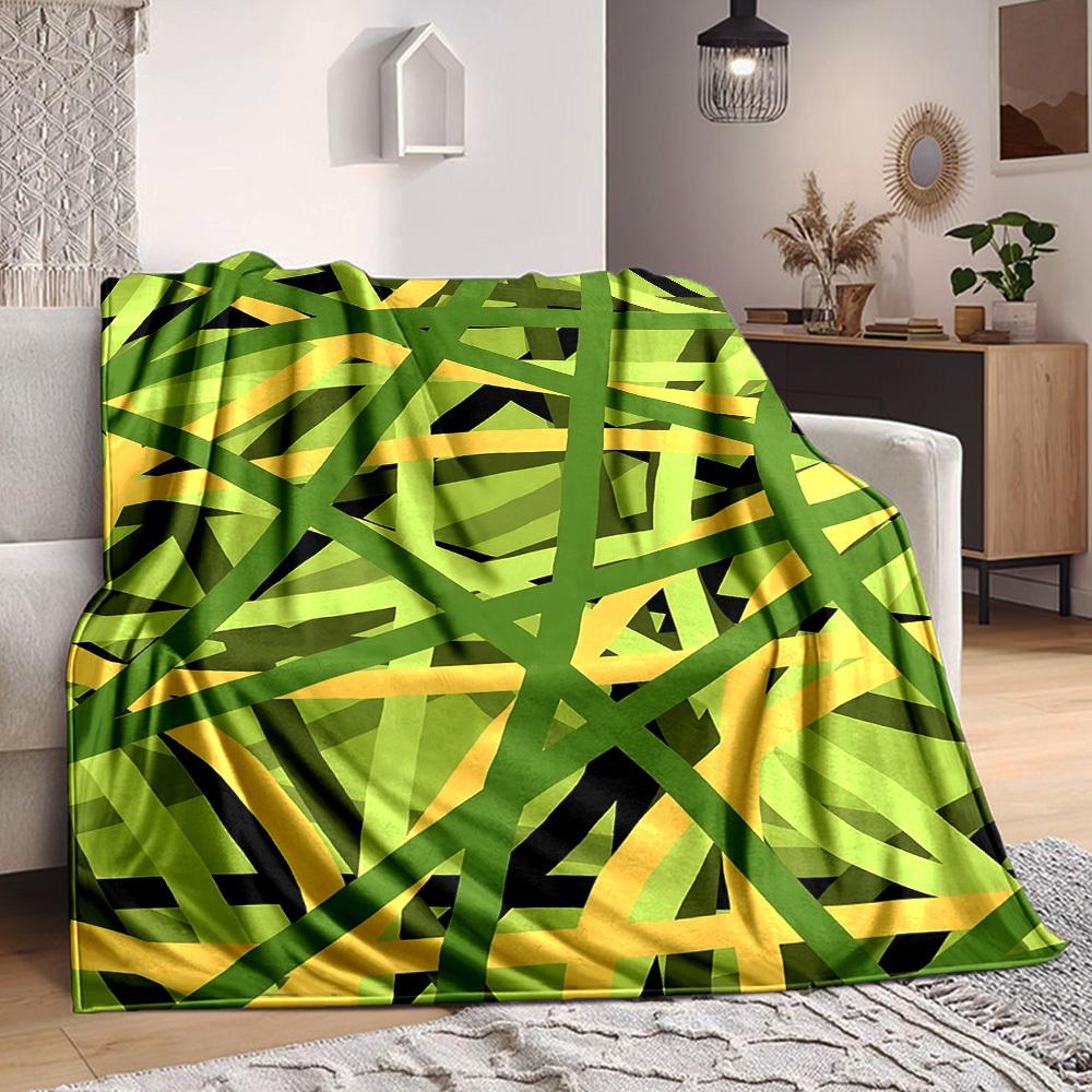 

1pc Abstract Pattern Blanket Warm, Cozy, And Soft, Suitable for Sofas, Beds, Cars, And Office Use.Perfect for Camping And Travel, Making It a Great Gi 100x150cm