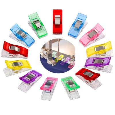 Durable Plastic Sewing Clips for Edge Positioning