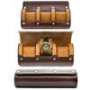Watch Travel Case ,3/6 Slot Watch Roll Travel Case Organizer Display - PU Leather Watch Case - Klokke Organizer for menn og kvinner