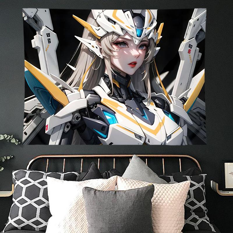 Mobile Suit Gundam Hanging Cloth Anime Background Cloth Bedroom Dormitory Decoration Cloth Wall Cloth Hanging Blanket