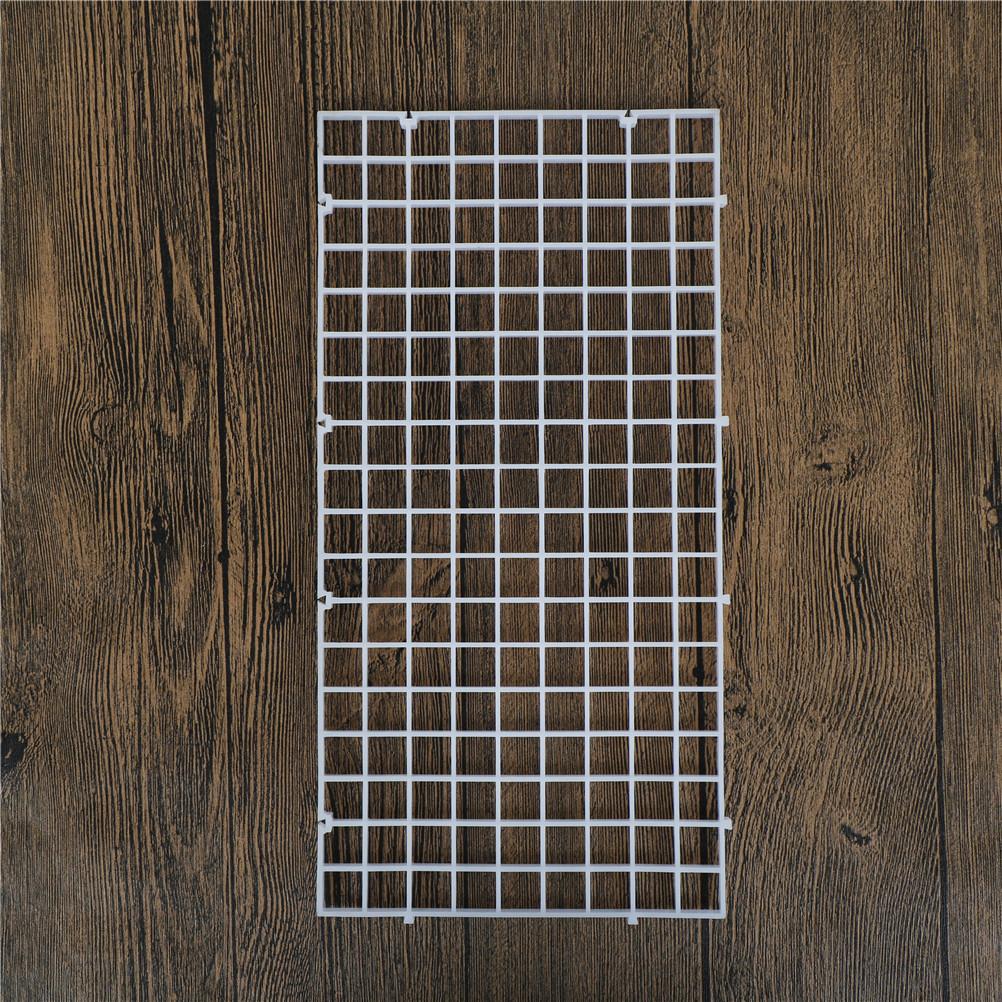 Durable Plastic Fish Grid Divider Holder Fish Tank Tray Egg Crate Aquarium Tank Filter Bottom Isolate Pane 29.6cm X 14.8cm New