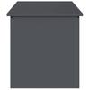 Outdoor Storage Box Anthracite Grey 100 X 50.5 X 50 Cm Steel
