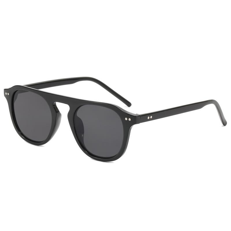 New European and American trend rice nail glasses ins wind Internet celebrity sunglasses UV-proof men's and women's sunglasses