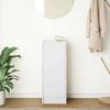 Sideboard In White 29.5 X 34 X 76 Cm Engineered Wood