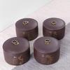 Zhuang Luhua Pin Gilded Purple Clay Tea Caddy