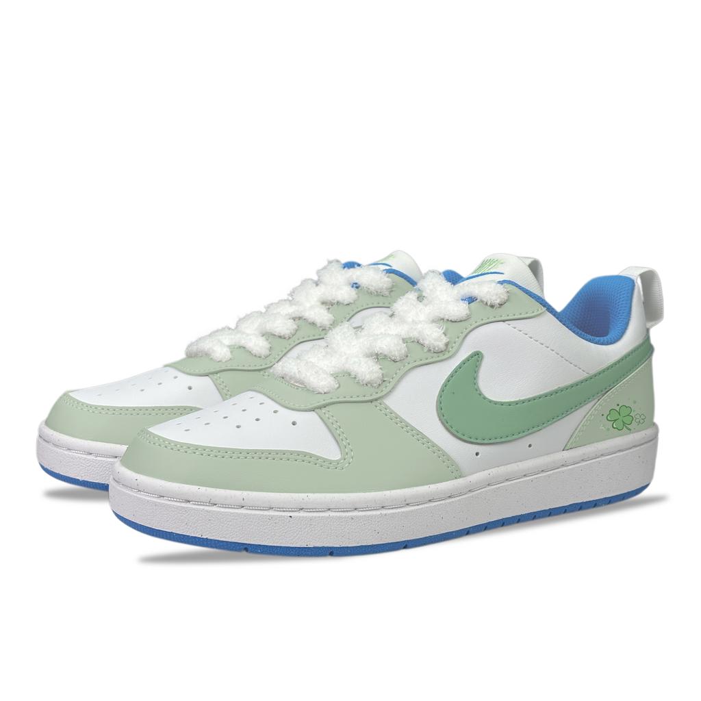 Nike Court Borough YDCC Early Spring Milk Green Abrasion Resistant Slip Resistant Low top Skateboard Shoes Unisex DV5456-005(Team501-)