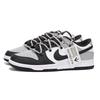 Nike Dunk Low top Skateboard Shoes GS Black White Gray CW1590-100(Team59- SBOX)