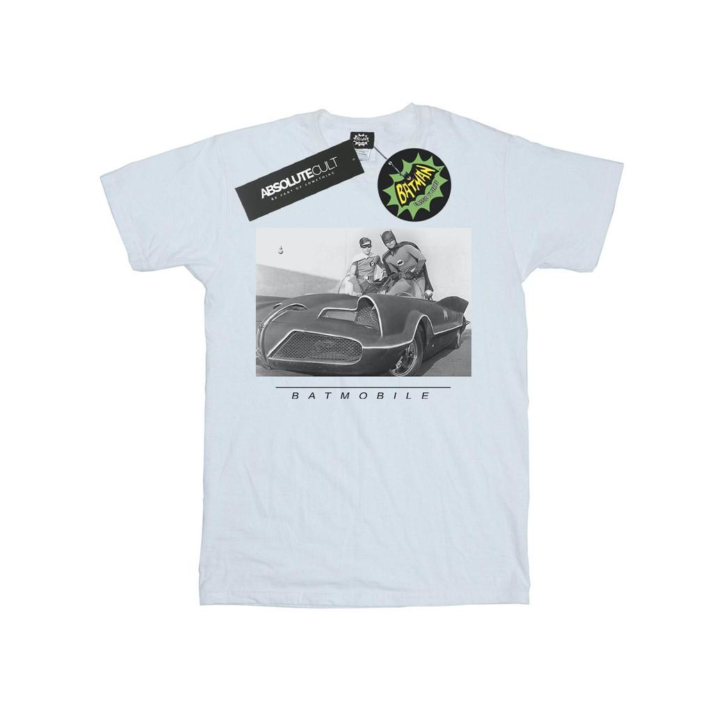 DC Comics Mens Batman TV Series Batmobile T-Shirt